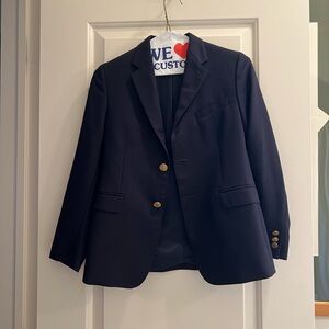 Vineyard Vines Navy Boathouse Performance Wool Kids's Blazer